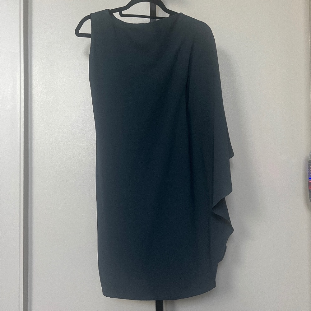 Cushine Et Ochs Blue Dress with a Cape